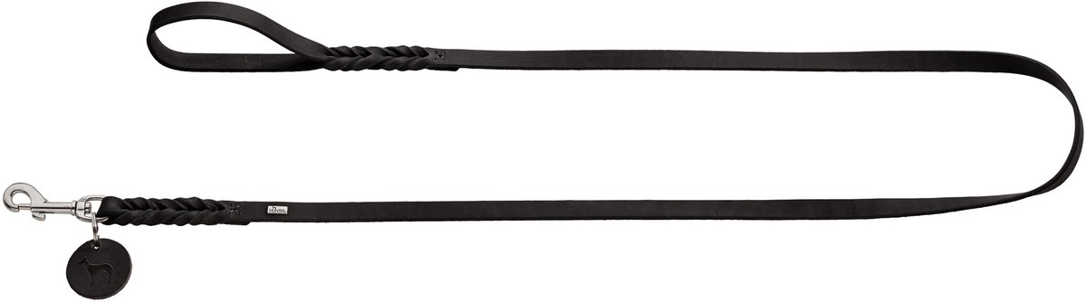 Hunter Hondenriem Solid Education Zwart 200 cm x 16 mm