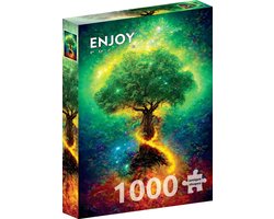 Enjoy Puzzle legpuzzel Nordischer Lebensbaum 1000 stukjes kleurrijk.