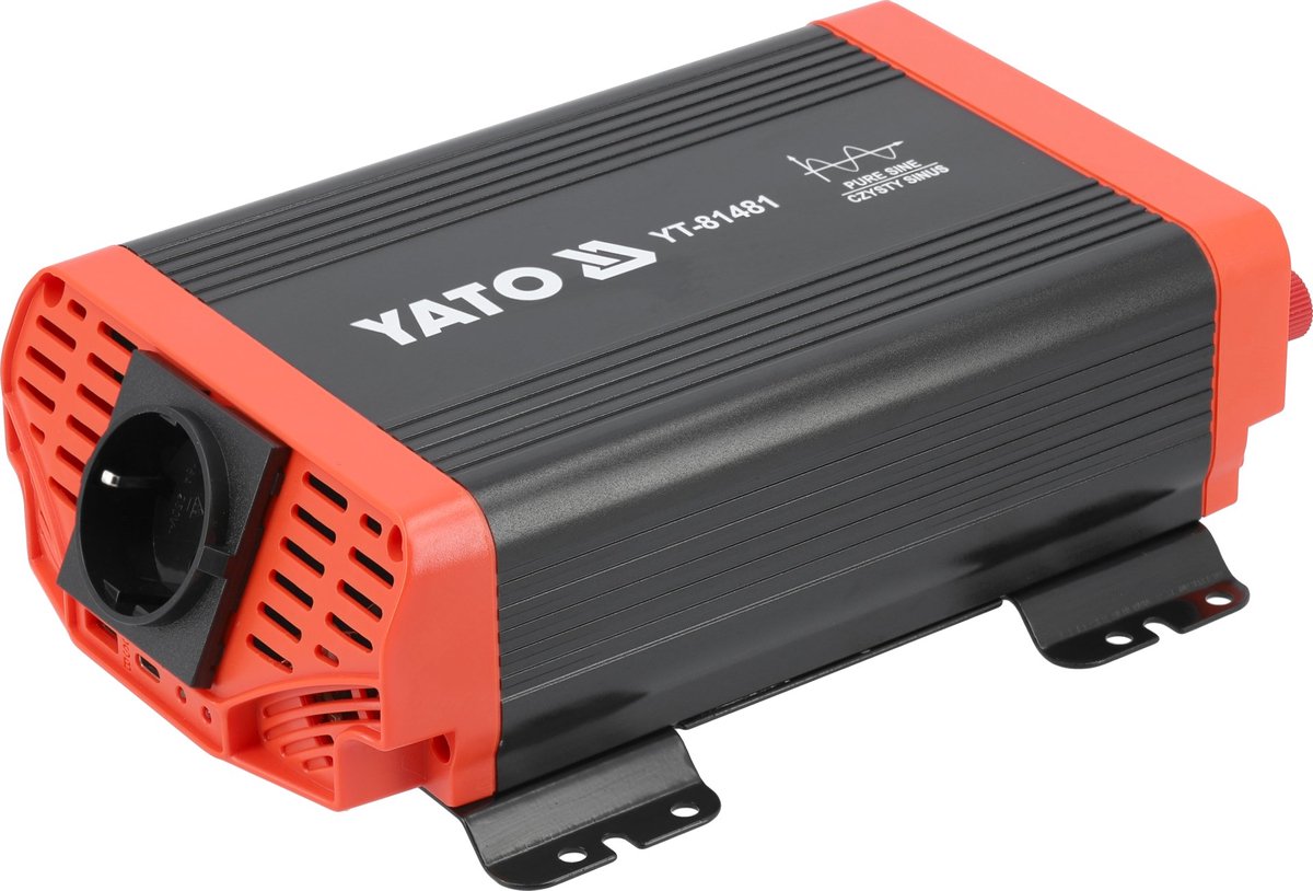 Zuivere Sinus Omvormer 12V naar 230V - 300W Continu (600W Piekvermogen) - Met USB-A & USB-C - Inverter voor Camper, Boot, Auto & Zonnepaneel - Geschikt voor LiFePO4, AGM & Gel