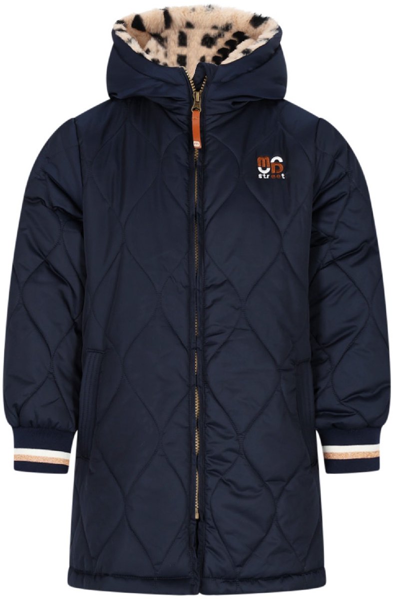 Moodstreet Quilted Parka Jula M607-5240/ Navy - Maat 122/128