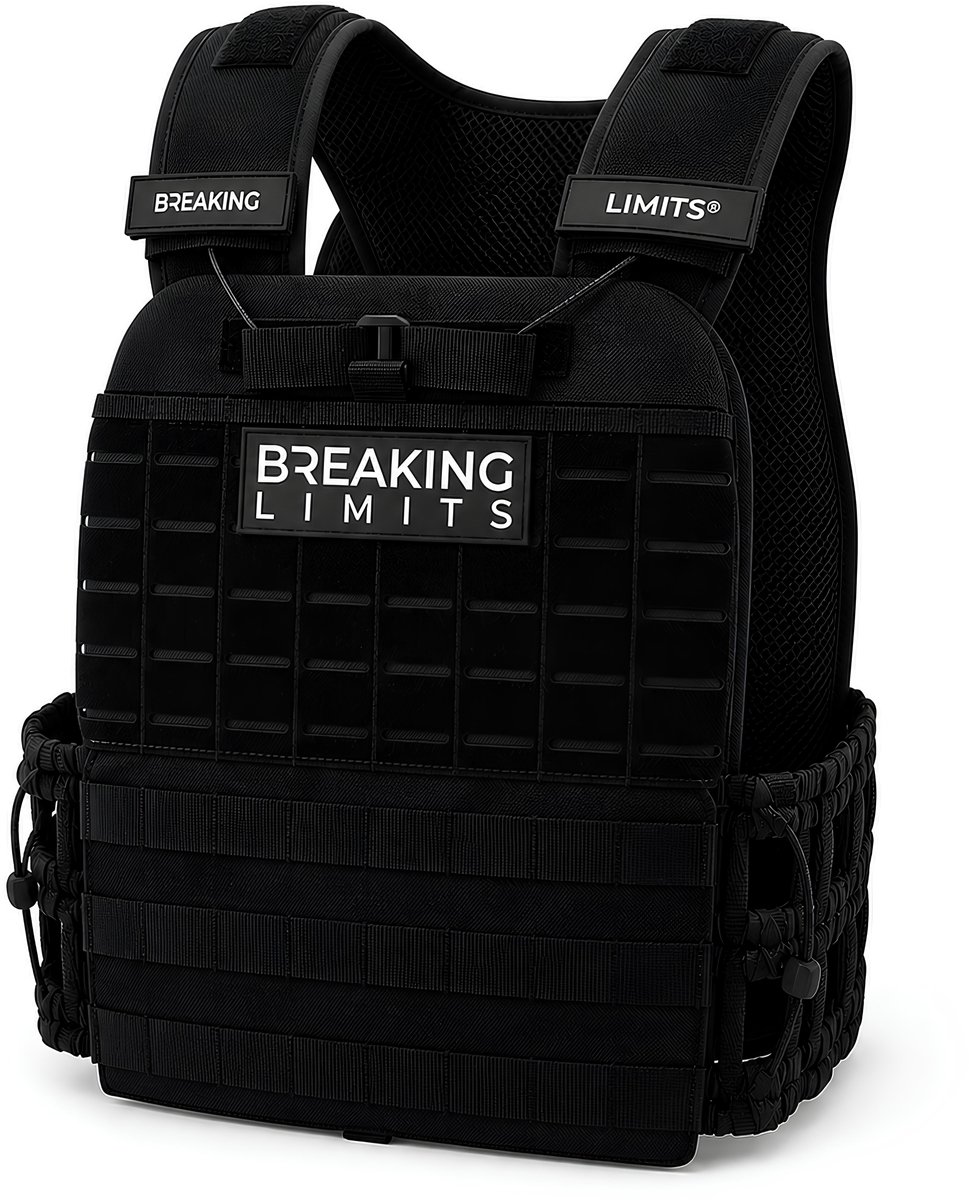 Gewichtsvest - Weighted Vest - Verstelbaar Trainingsvest voor Fitness, CrossFit, Kracht & Conditie Training