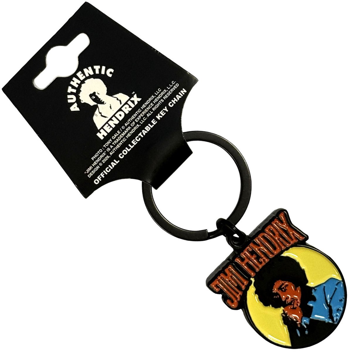 Jimi Hendrix - Vintage Circle - Sleutelhanger