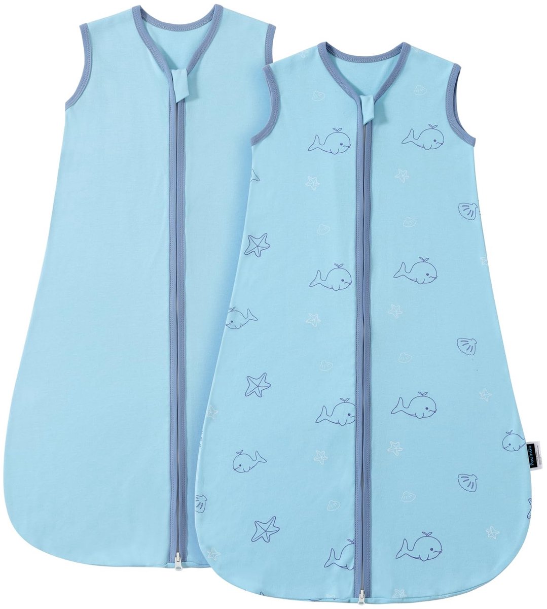 Solidchoice - 0.5 TOG Baby Slaapzak van Biologisch Katoen - Voor 0-6 Maanden, Dubbele Rits