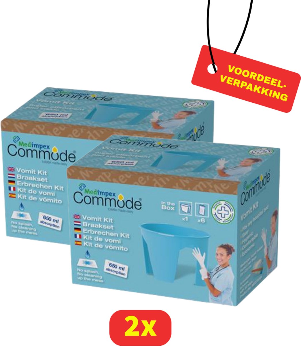 2x - Medimpex - Braakset - Voordeelverpakking!