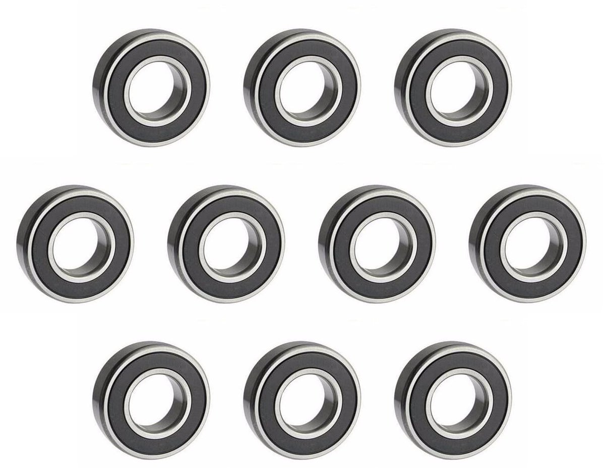 Solidchoice - Set van 10 Groefkogellagers 3 mm x 9 mm x 4 mm