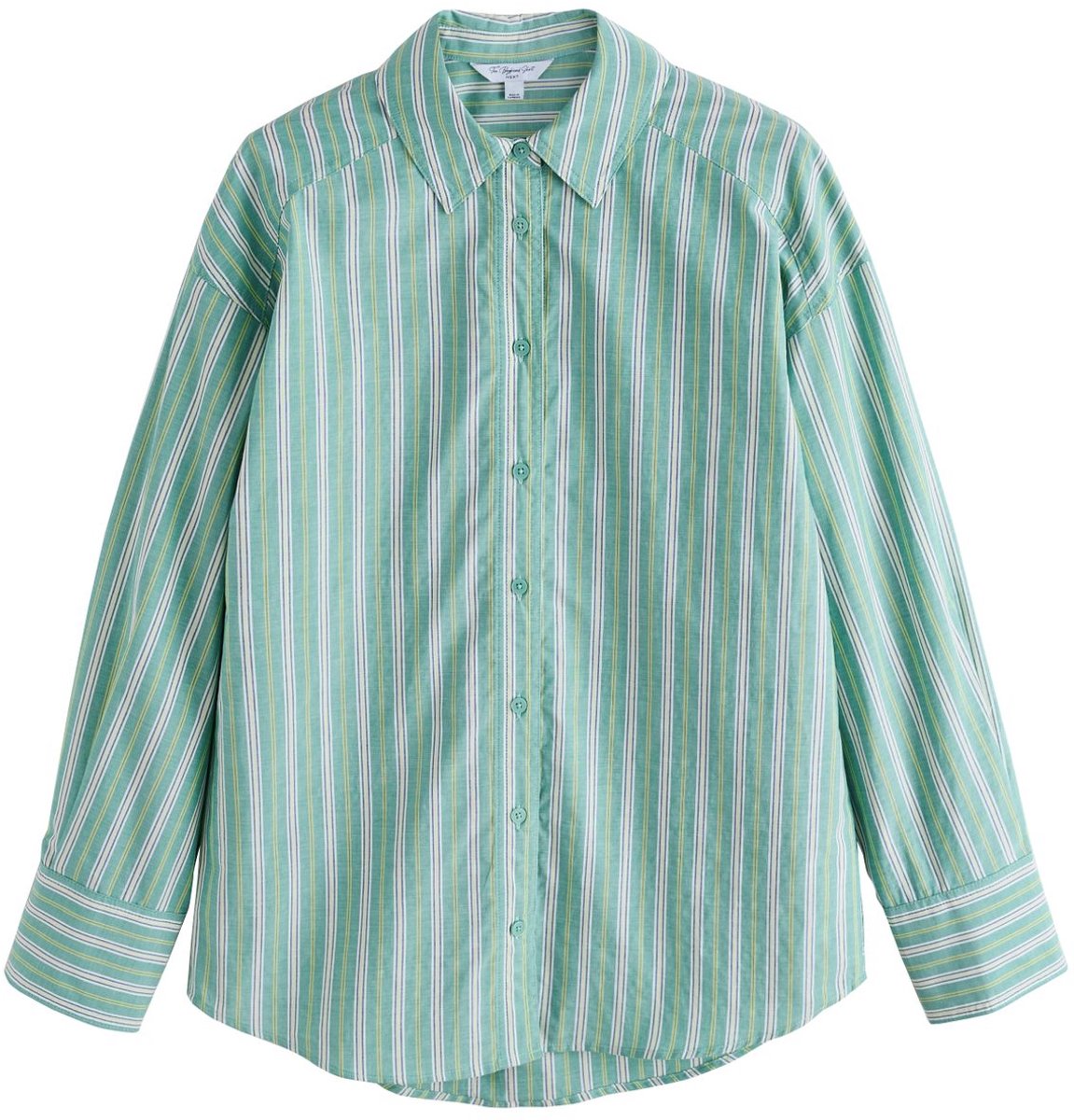 Next - Dames - Oversized boyfriend-overhemd - Groen