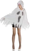 Joya Party® Spook Cape Volwassenen | Spook Kostuum met Capuchon Vrouw | Halloween Verkleedcape Dames | Geest Verkleedpak | Horror Cape | Bijpassend kostuum moeder kind | One Size