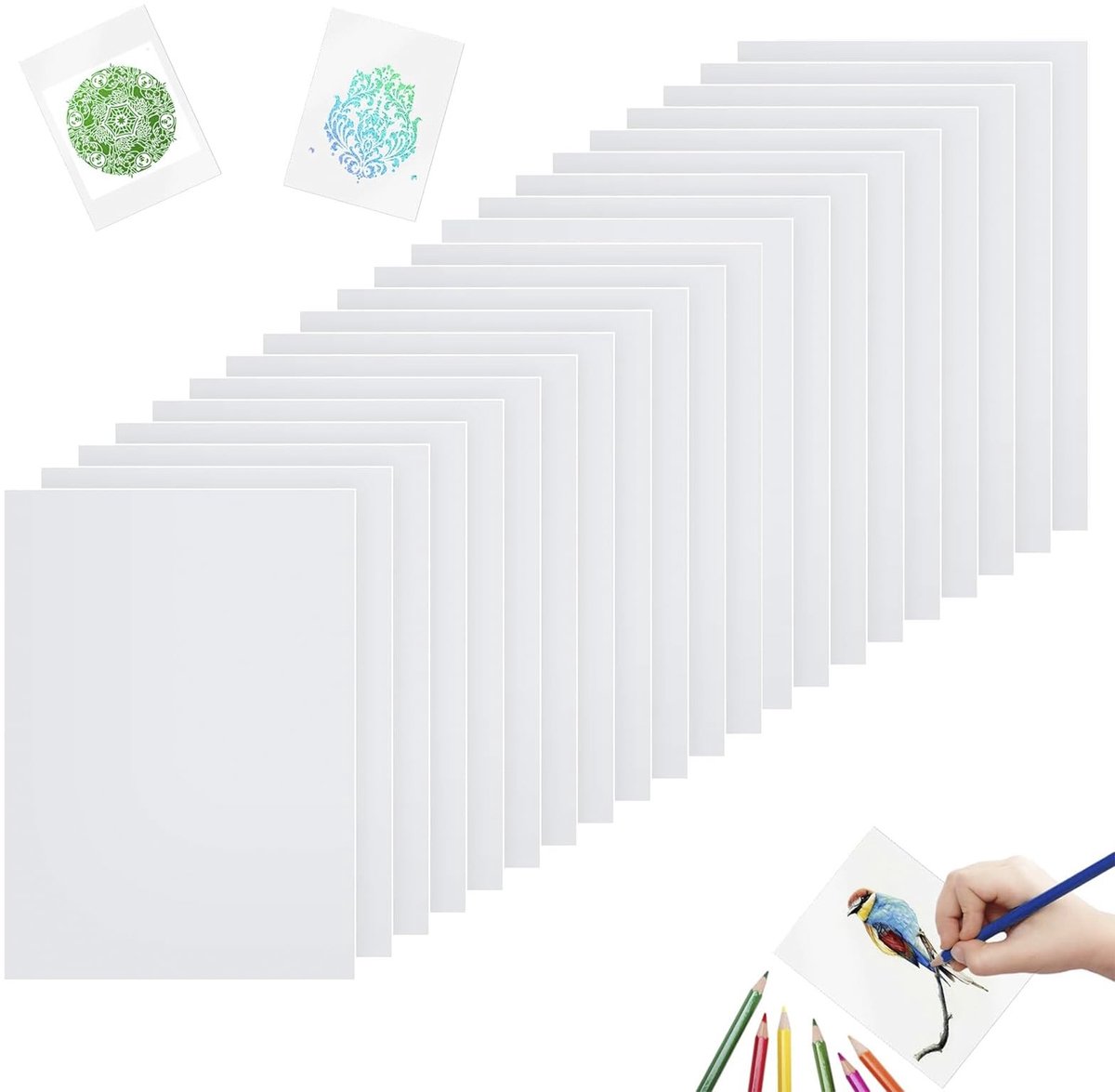 Solidchoice - Set van 20 Mylar Sjablonen voor Creatieve Projecten