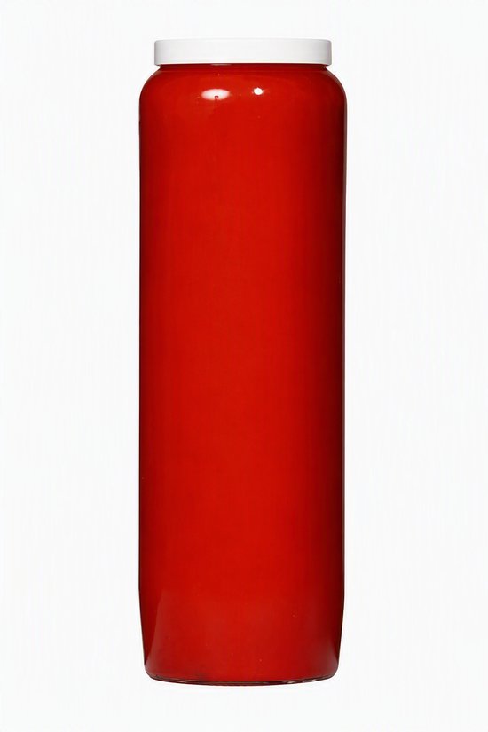 Noveenkaars rood - 9 dagen brander - 20 stuks