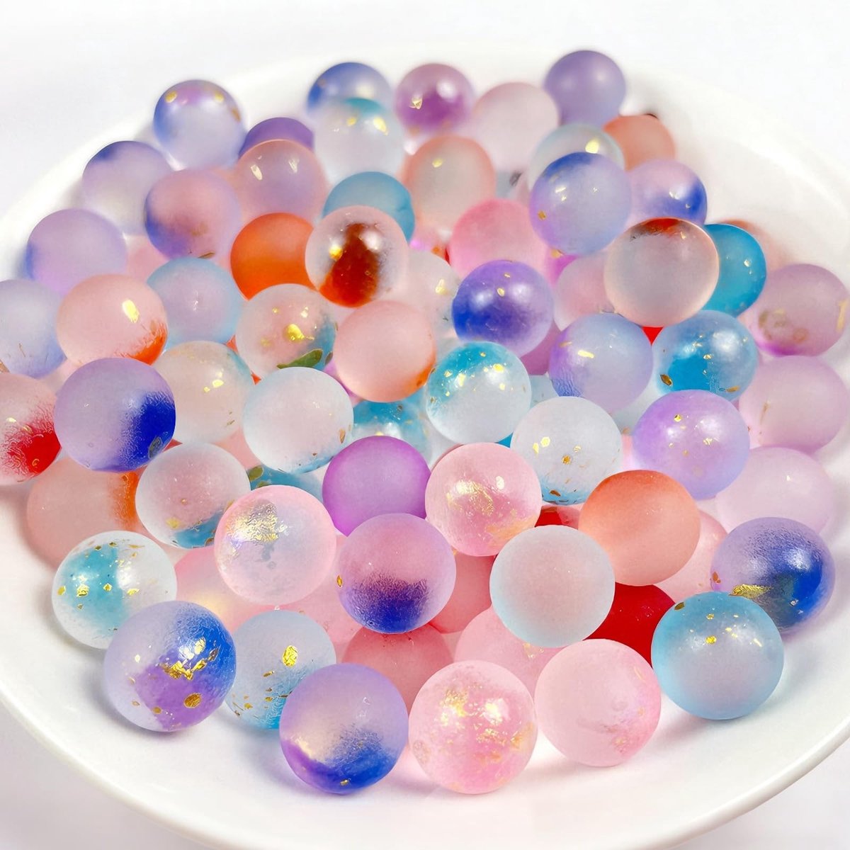 Solidchoice - Set van 200 Transparante Glazen Ballen voor Creatieve Projecten