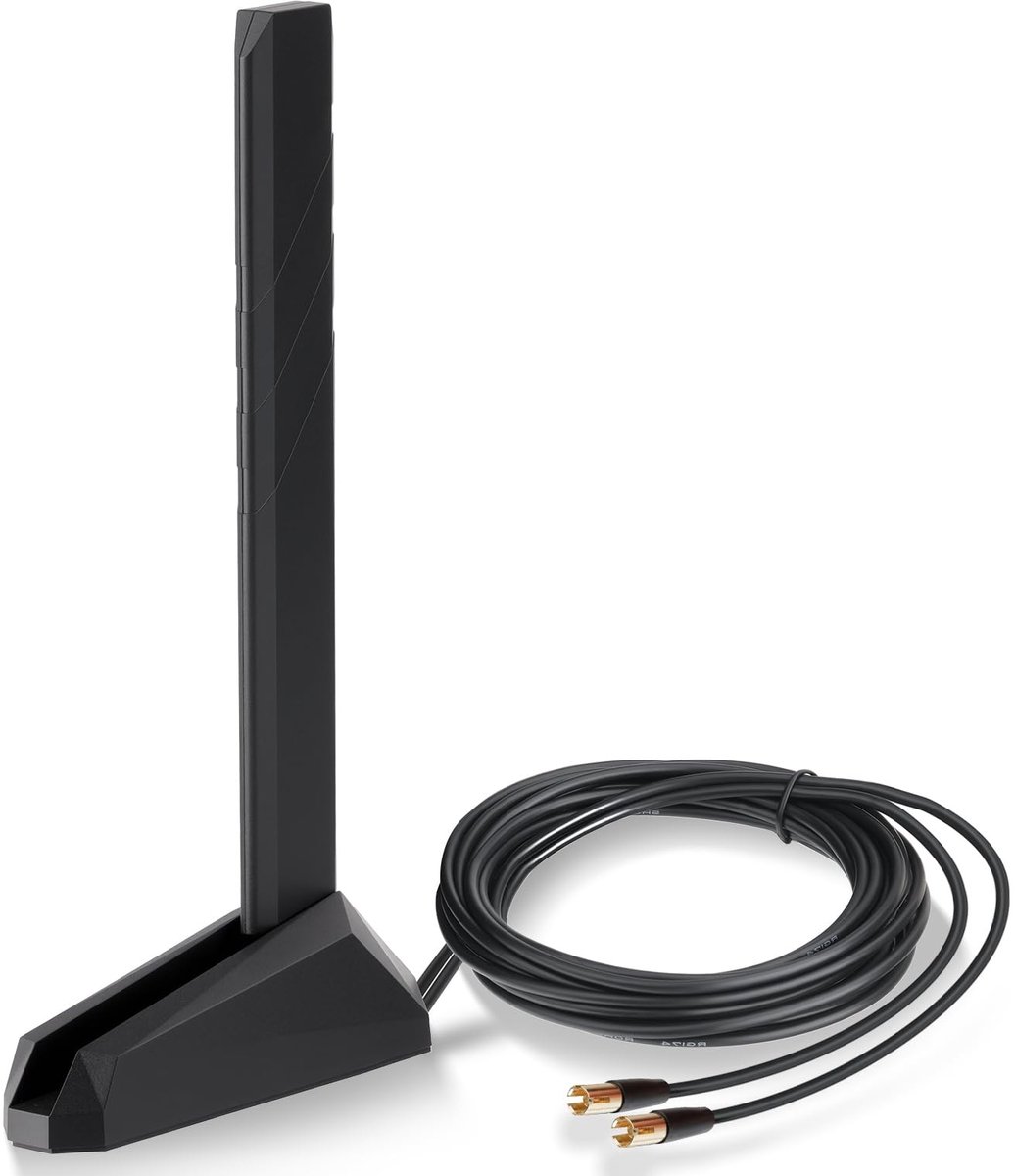 Solidchoice - WiFi 7 Antenne - Tri-Band voor Moederborden met Magnetische Voet
