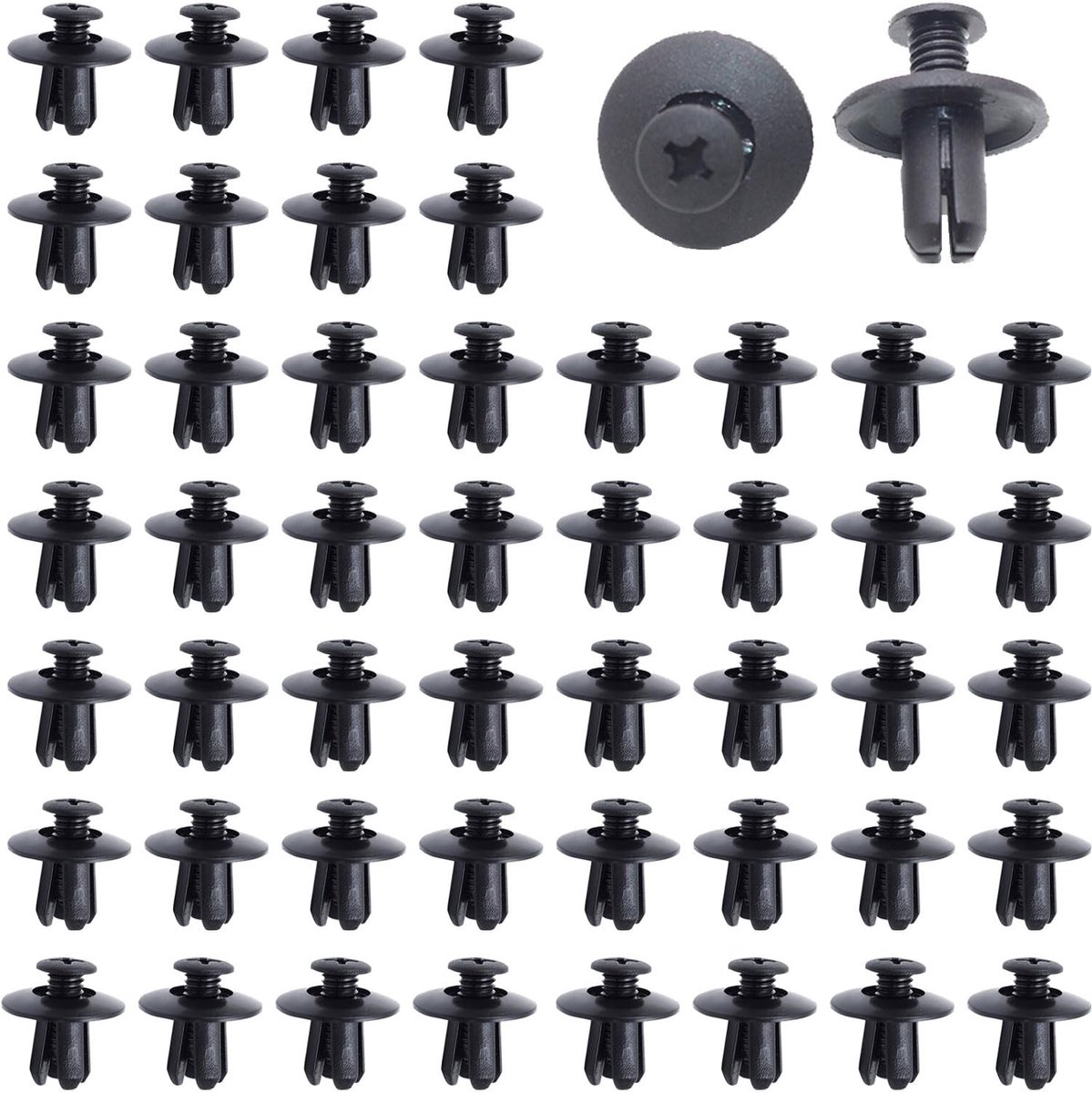Solidchoice - 50 Stuks Trim Clips Bevestigingsclips voor Auto