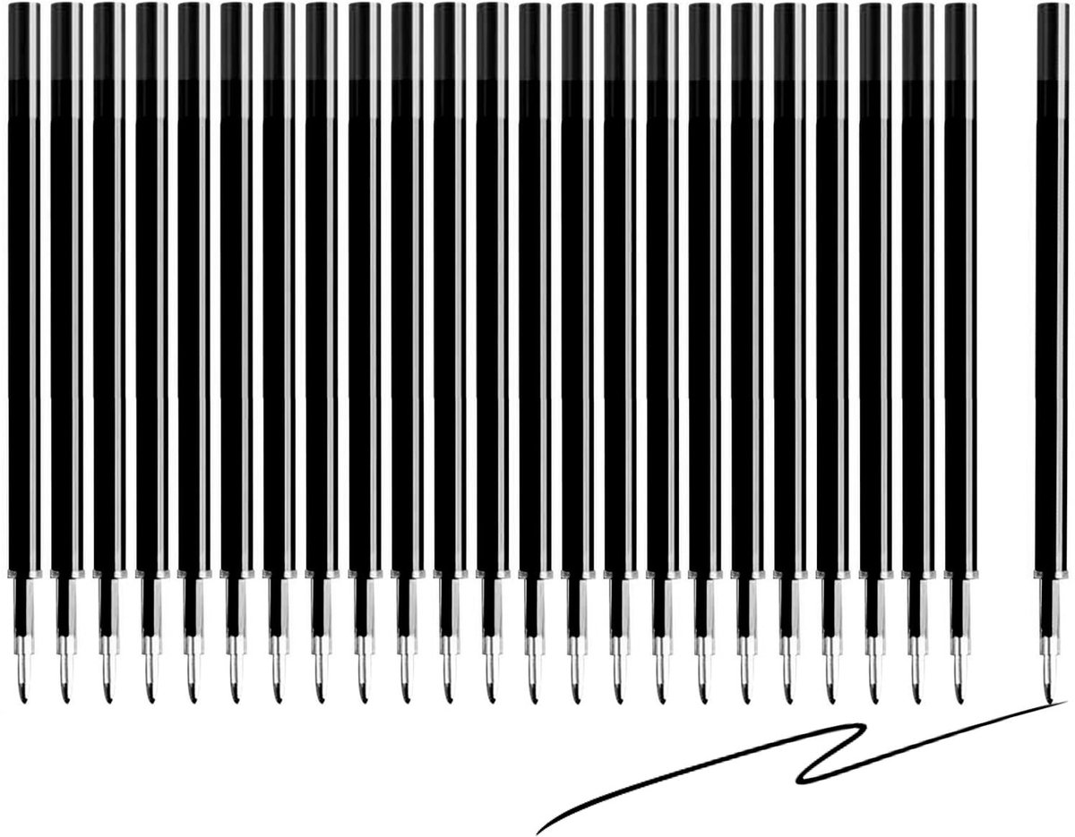 Solidchoice - Set van 24 Vervangende Inktpatronen voor Gelpennen