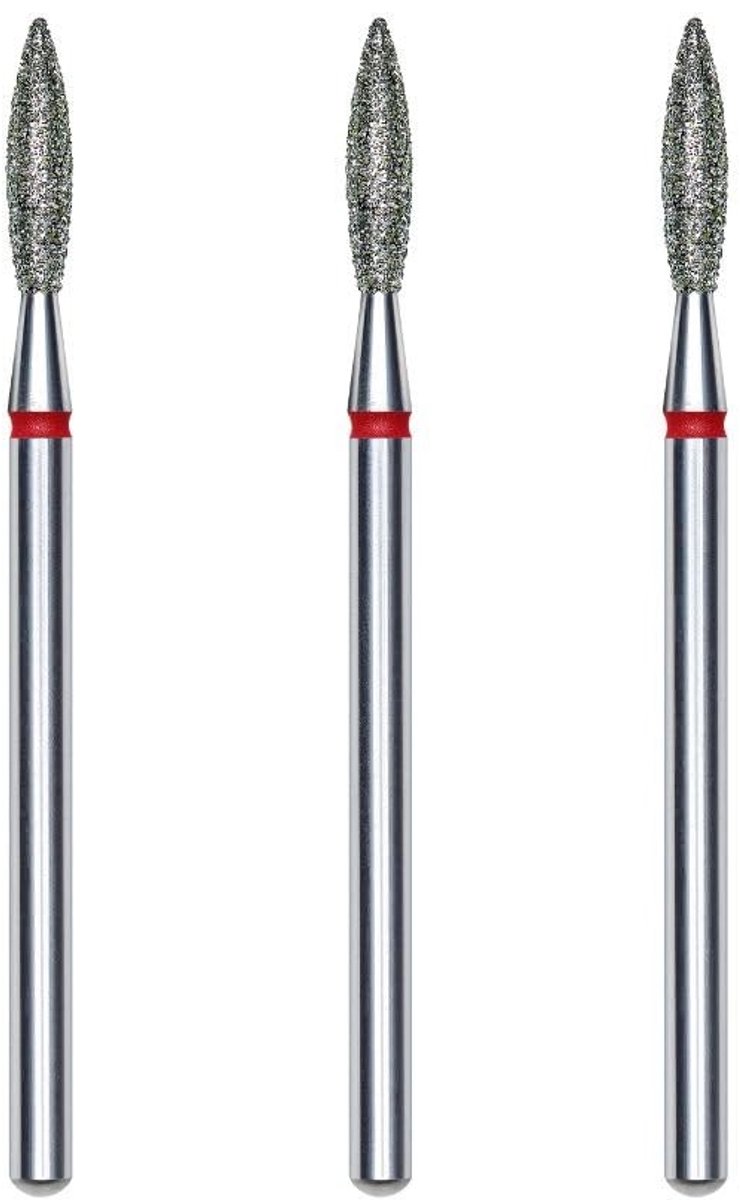 Solidchoice - 3-delige Diamantfreesset voor Nagelfrees