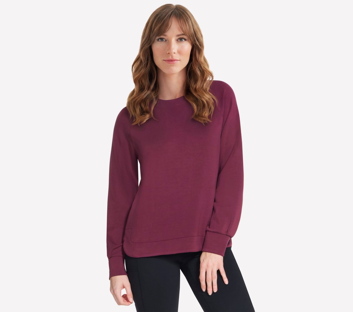 Skechers SKECHERS COZY LUXE CREWNECK Dames Trui - Fig