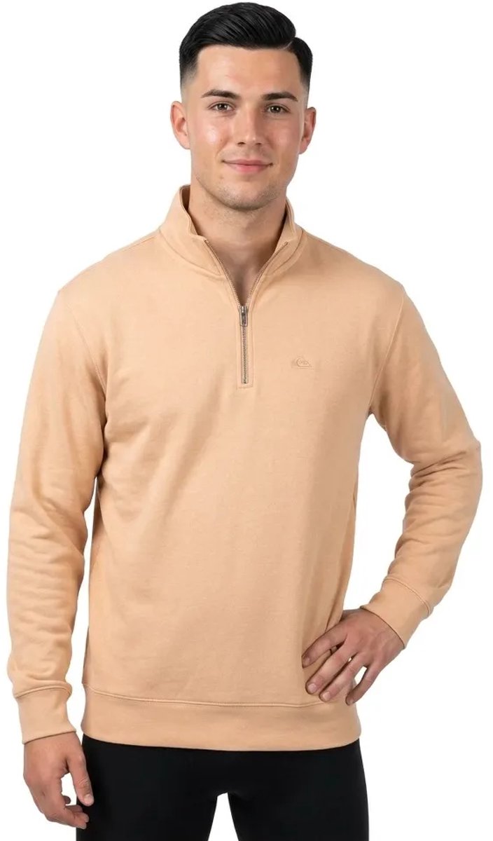Quiksilver Salt Water Quarter Sweatshirt Met Halve Rits XL Man Creme