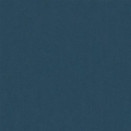 Tissu bleu foncé à la texture douce et légèrement plissée.