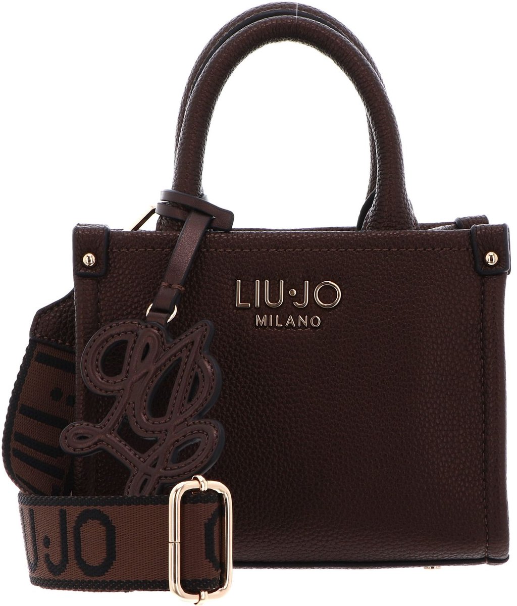 LIU JO handtas schoudertas Ridhi Tote Bag T. Moro Met. donkerbruin