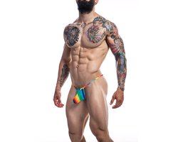 Cut4Men - Herenstring met Penis Pouch - Rainbow S/M