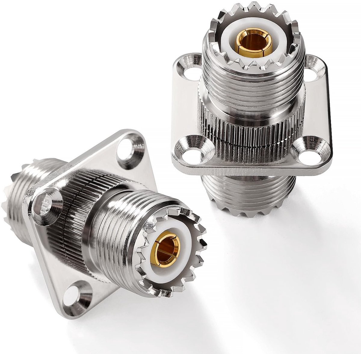 Solidchoice - Set van 2 UHF Bulkhead Connectoren