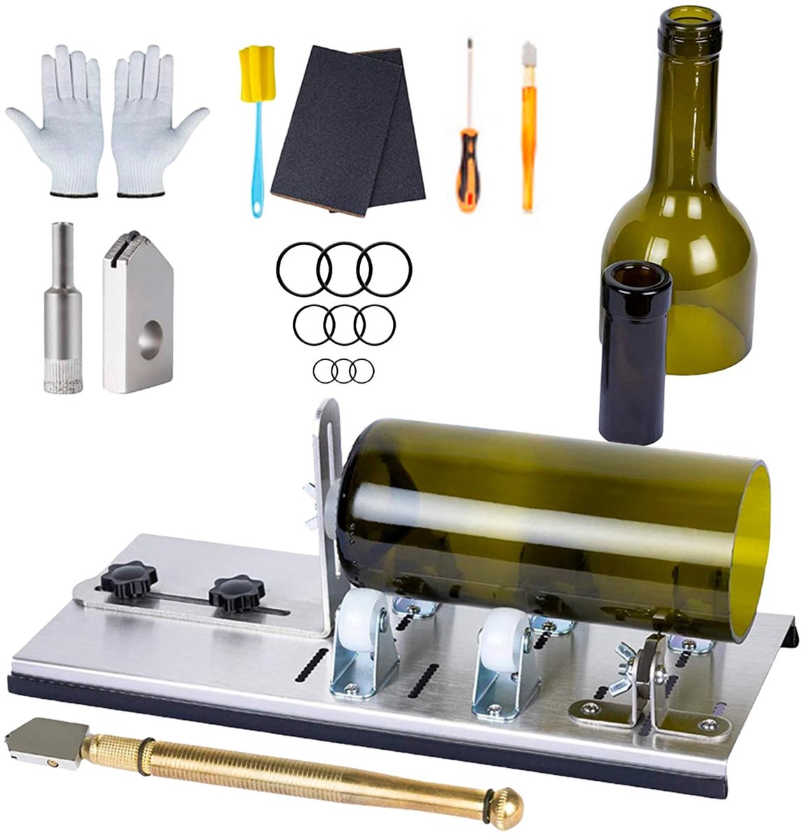 Solidchoice - Glass Bottle Cutter Set voor Creatieve DIY Projecten