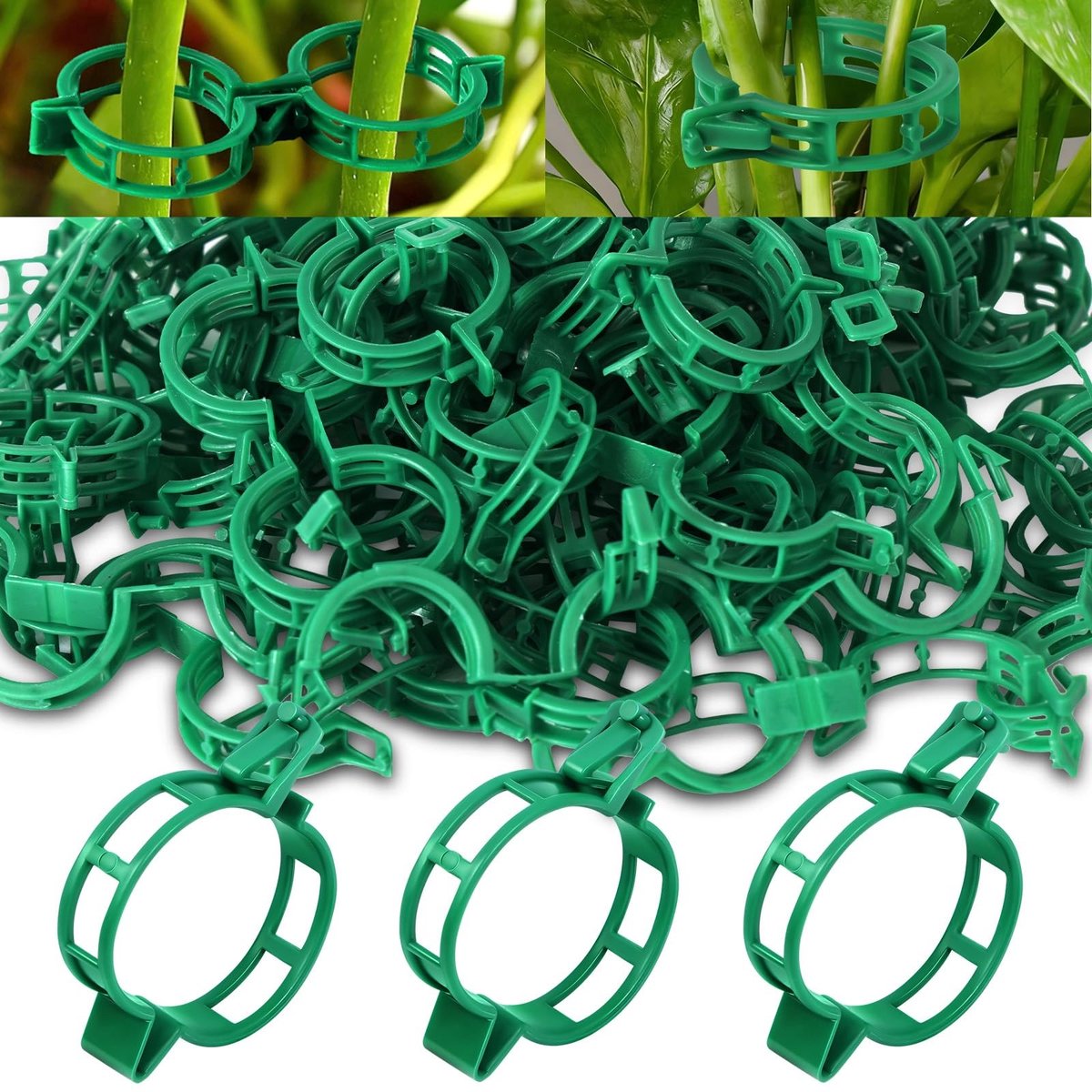 Solidchoice - 100 Stuks Plant Clips voor Tuinondersteuning