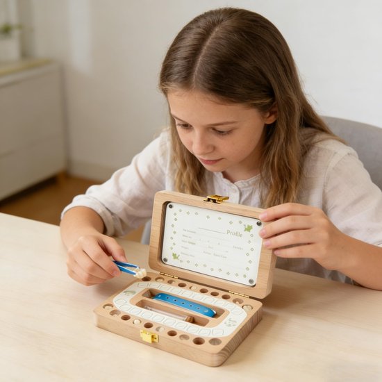 Solidchoice - Baby Tand Fee Doos met Fotolijst voor Herinneringen van Solidchoice — afbeelding 3
