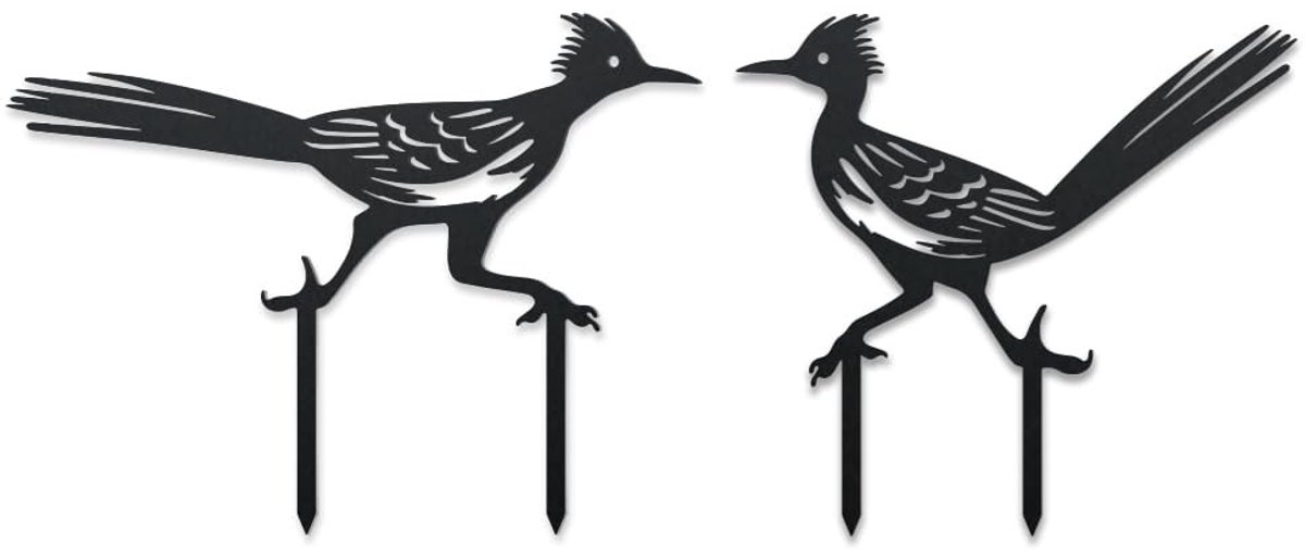 Solidchoice - Metalen Vogel Tuin Standbeeld voor Decoratie