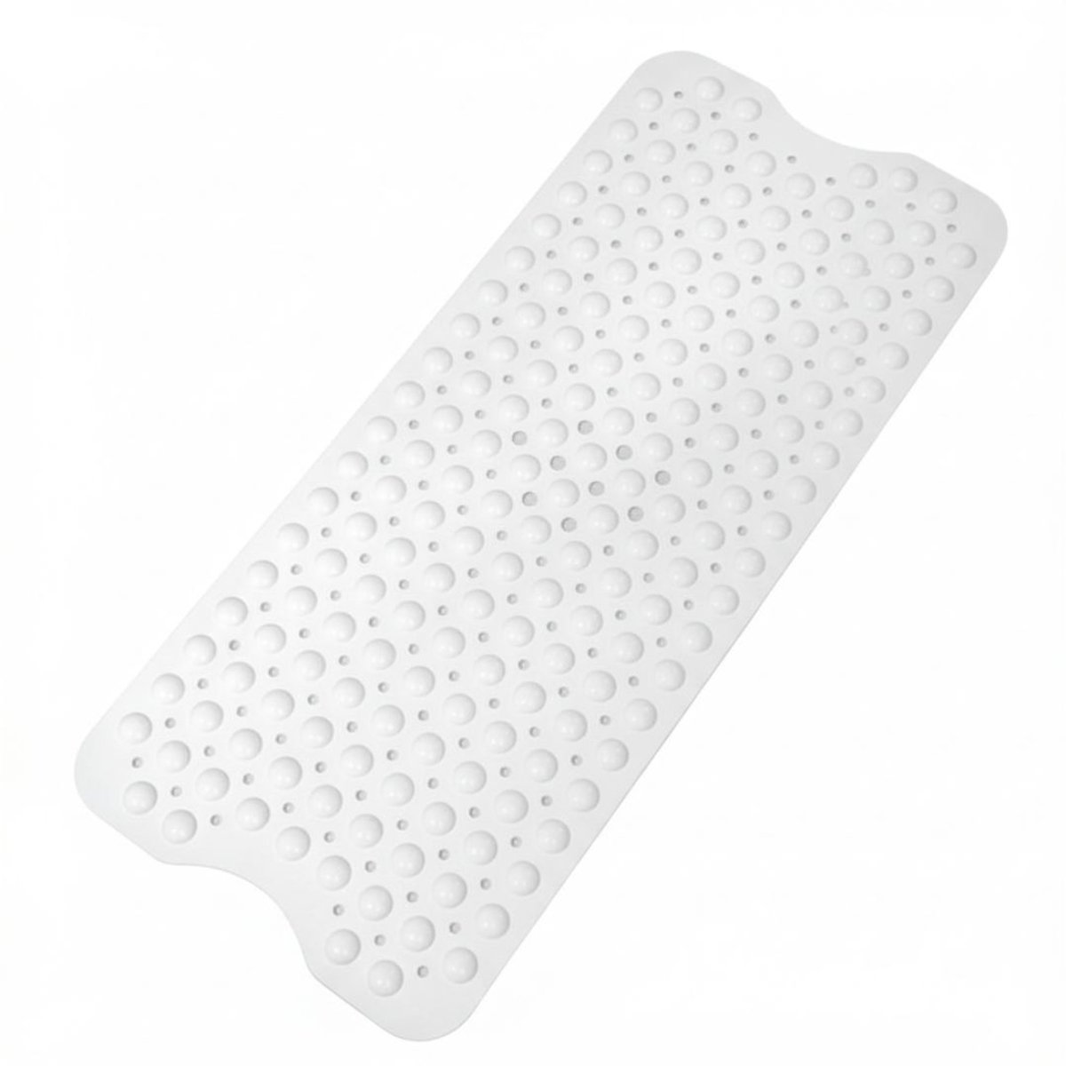 KIRA® Douchemat Antislip Voor Douche - Veilige Vloermat voor Douche & Bad - Antislip Douchemat met Krachtige Zuignappen - Wit - 100cm x 40cm x 2cm