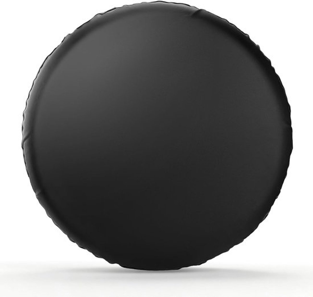 Zwarte 16 Inch Reservewiel Hoes van Zacht Leer - Waterdichte en Stofdichte Bescherming voor Wielen van 76cm tot 79cm Diameter