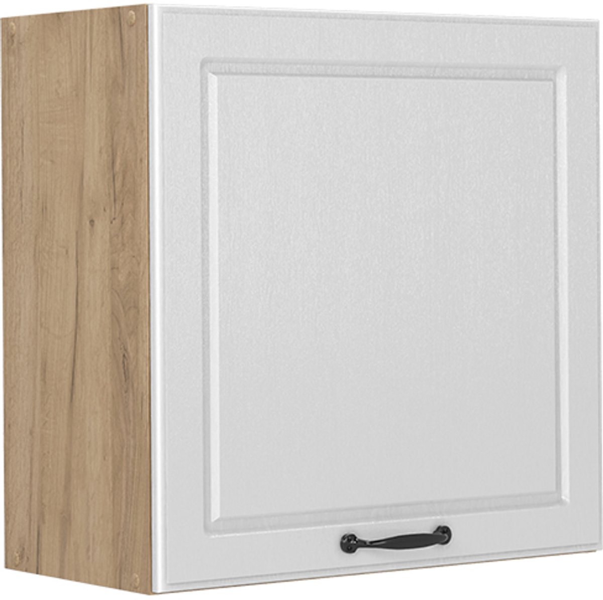 Vicco Hangkast R-Line, Wit landelijk/Goudkleurig Eiken, 60 cm met 1 deur