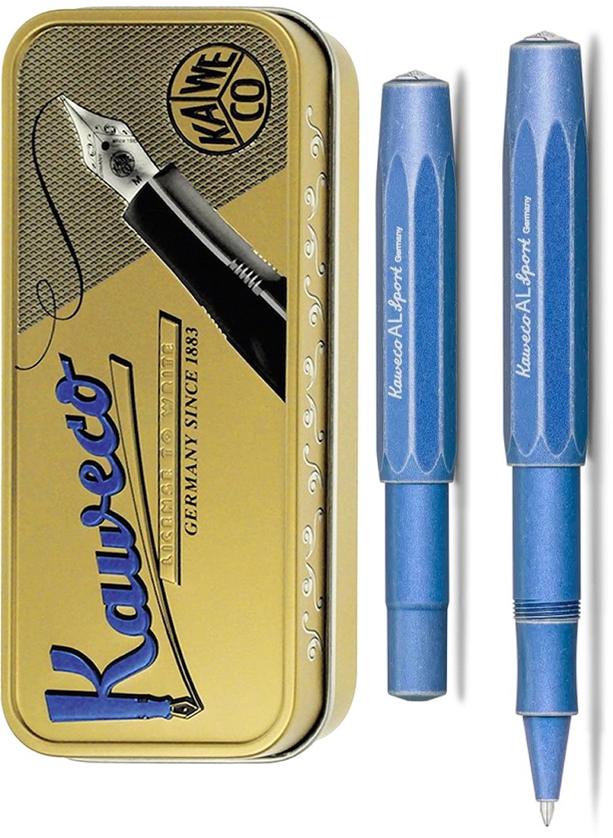 Kaweco - Aluminium SPORT - ROLLERBAL - "Stone Washed" Blue