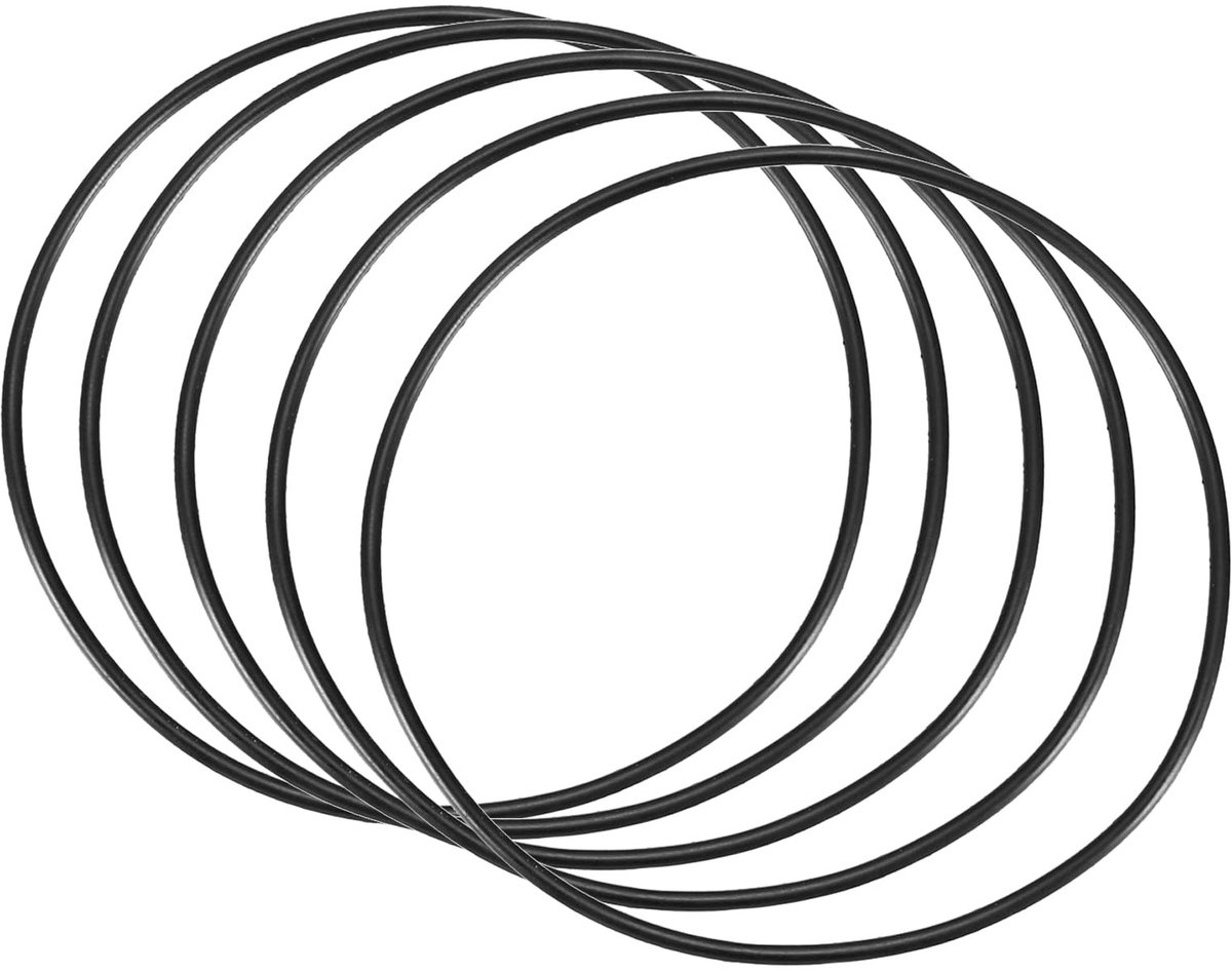 5x Nitril Rubberen O-ringen 80mm x 76mm x 2mm - Cilindrische Afdichtingen voor Reparatie
