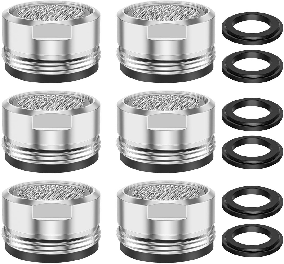 Solidchoice - Set van 6 M24 Waterkranen Mengmondstukken