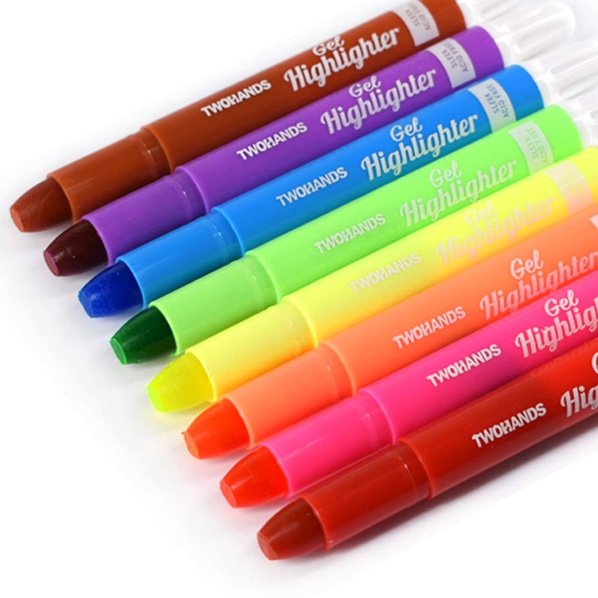 Solidchoice - Gel Markeerstiften voor Bijbel en Journaling, 8 Kleuren