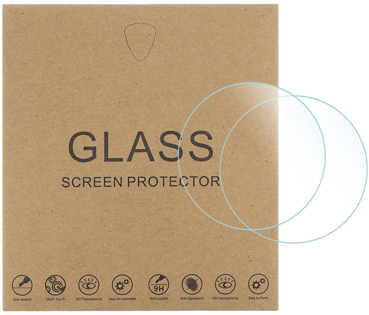 Solidchoice - Set van 5 Glas Screenprotectors voor Smartwatch