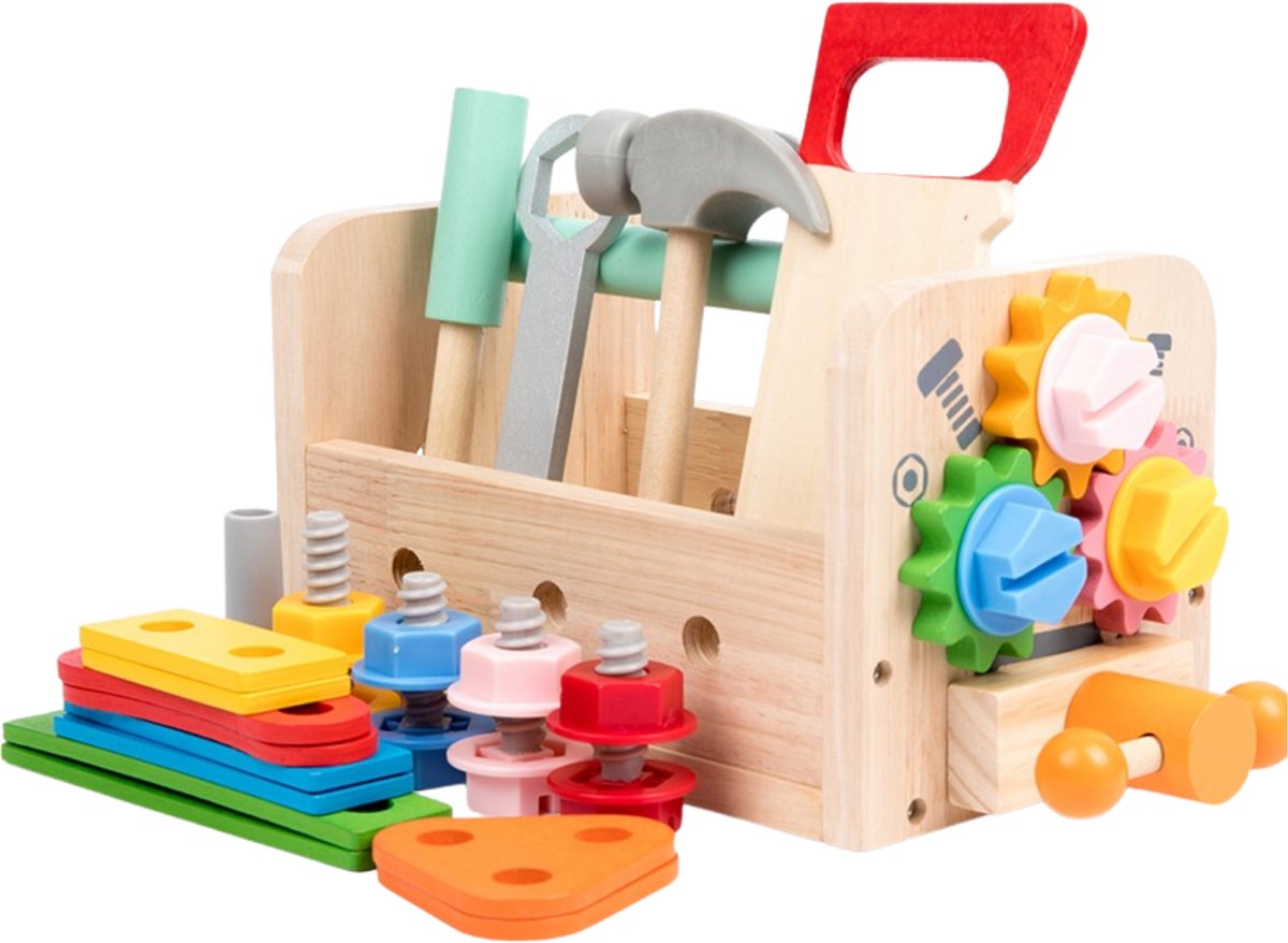 Dastium Kids - Kinder Gereedschapskist - Speelgoed Gereedschap - Gereedschapset Speelgoed