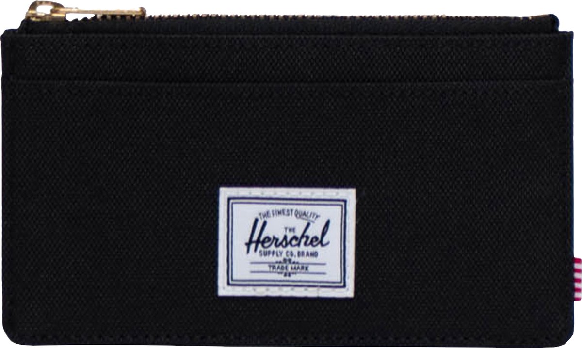 Herschel Oscar Large Cardholder Wallet, Unisex, Zwart, Portemonnee, maat: One size