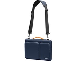 Tomtoc Defender A42 Laptoptas - Navy Blue (16 inch) - Onder andere geschikt voor: 16 inch MacBook Pro M1 Pro/Max 2021-2019 A2485, waterbestendige sleeve voor Dell XPS 15, Surface Book 3, The New Razer Blade 15, ThinkPad X1 Extreme Gen 2