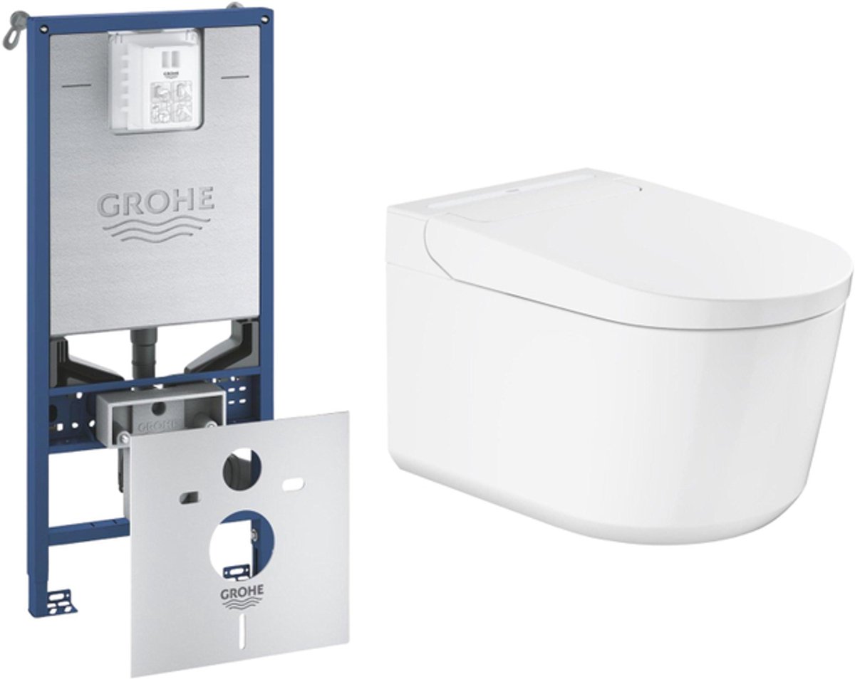 GROHE Sensia QuickFix douche-wc – set met Rapid SLX inbouwreservoir – glans wit