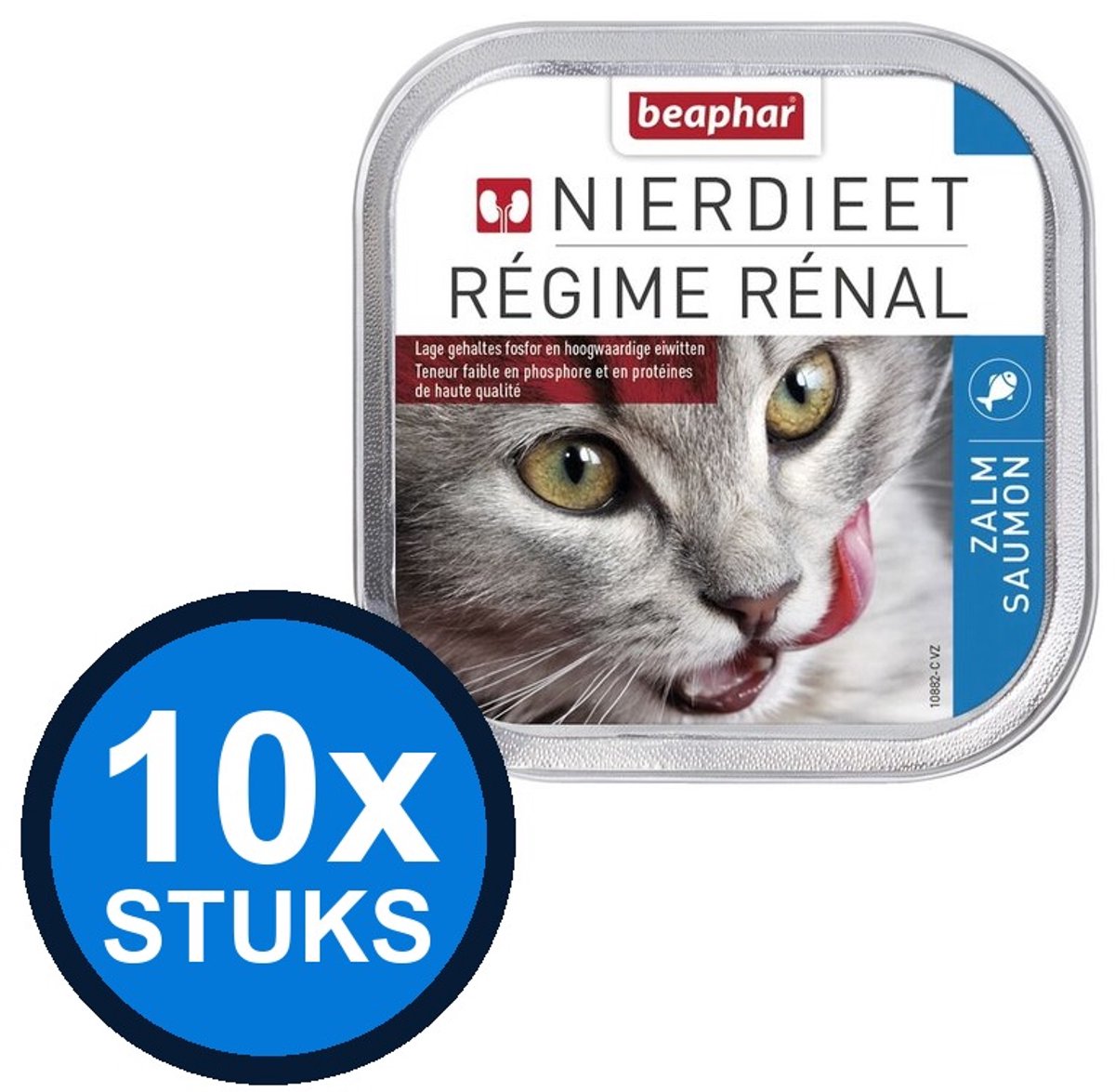 10x Beaphar – nierdieet kat zalm 100gr – Kattenvoer Natvoer – 100 g 10x Beaphar – nierdieet kat zalm 100gr – Kattenvoer Natvoer – 100 g