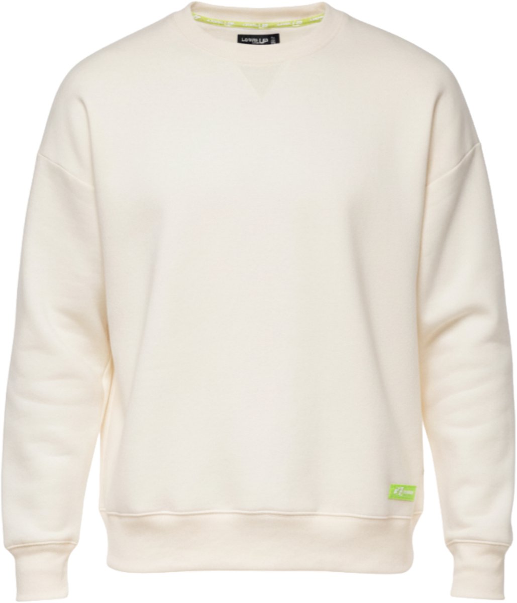 OMBRE Sweater - Loose Fit - Katoen - Lange Mouw Koffie U2 (M-L)