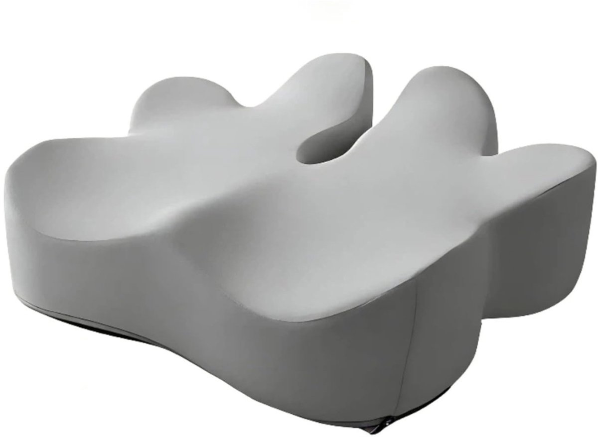 CLVP® Zitkussen Orthopedisch - Stuitkussen Ergonomisch - Wigkussen voor Auto of Bureaustoel