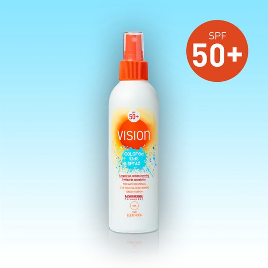 Vision Colored Kids - Zonnebrand Spray - SPF50+ - 180ml