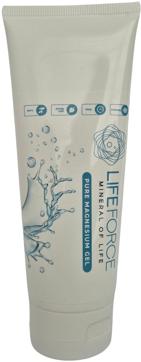 Magnesium Gel 200ml - Magnesium Gel voor Spierkrampen & Spierherstel - Puur Zechstein - Lifeforce