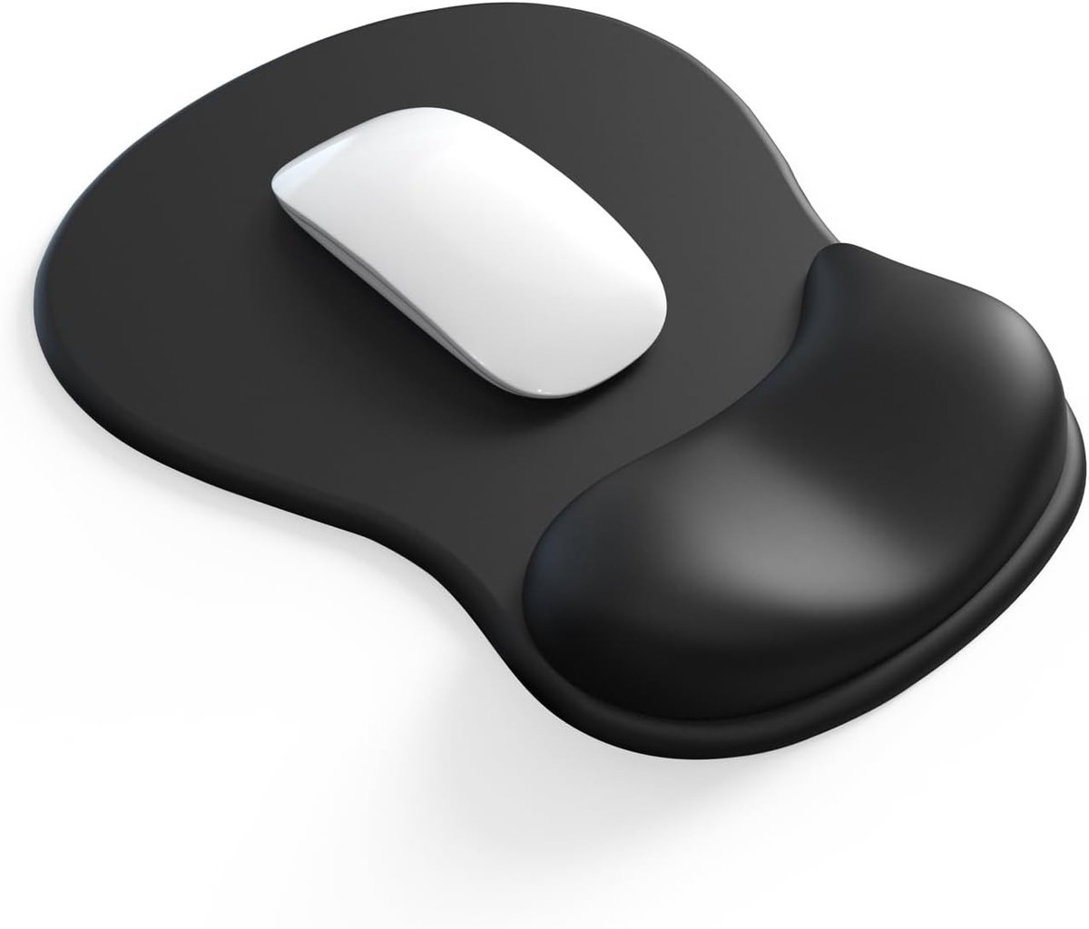 Ergonomische Muismat met Gelkussen en Handsteun, Antislip Ondergrond voor Comfortabel Computergebruik en Laptopwerk