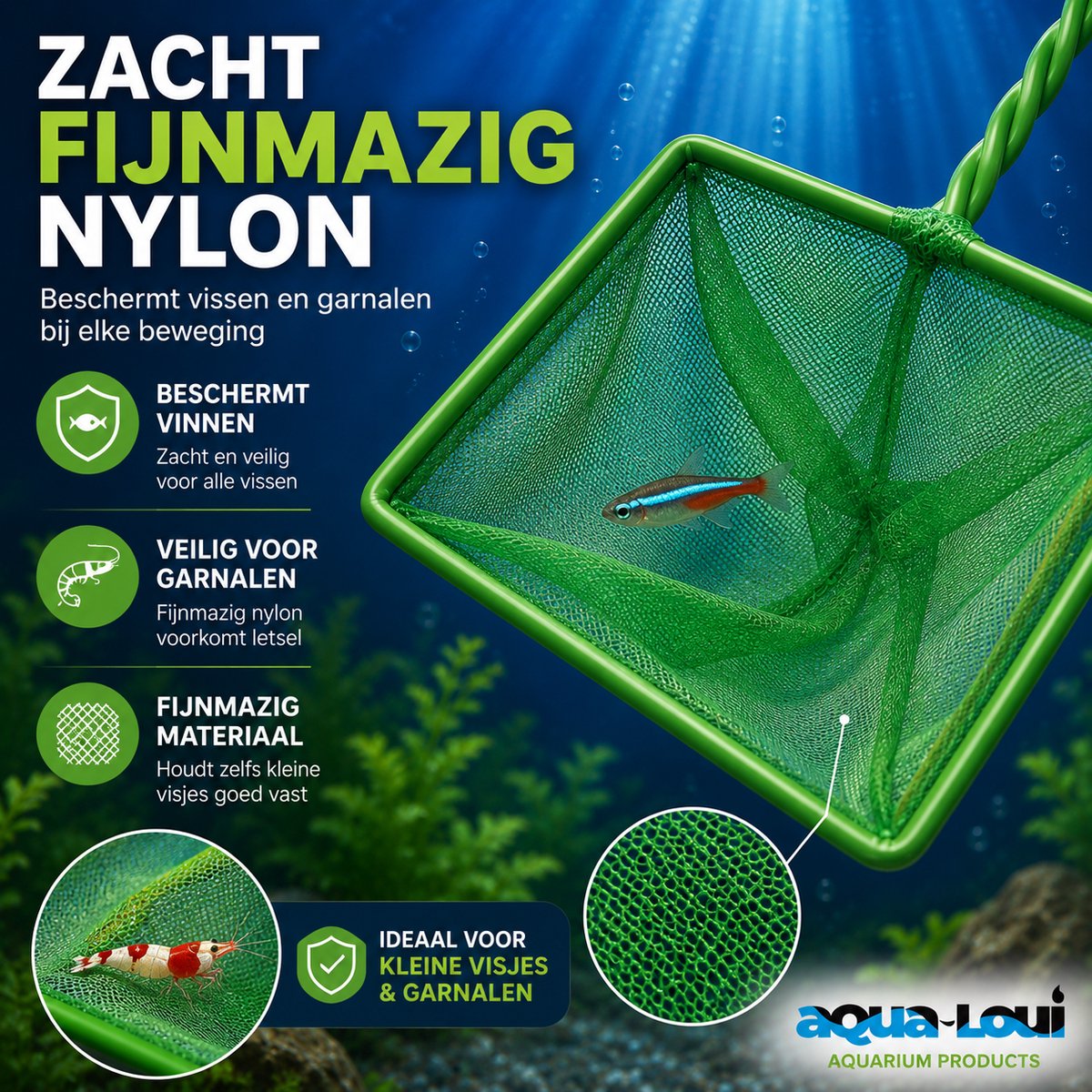 Aqua Aqua Loui Aquarium Schepnet Set - afbeelding 3
