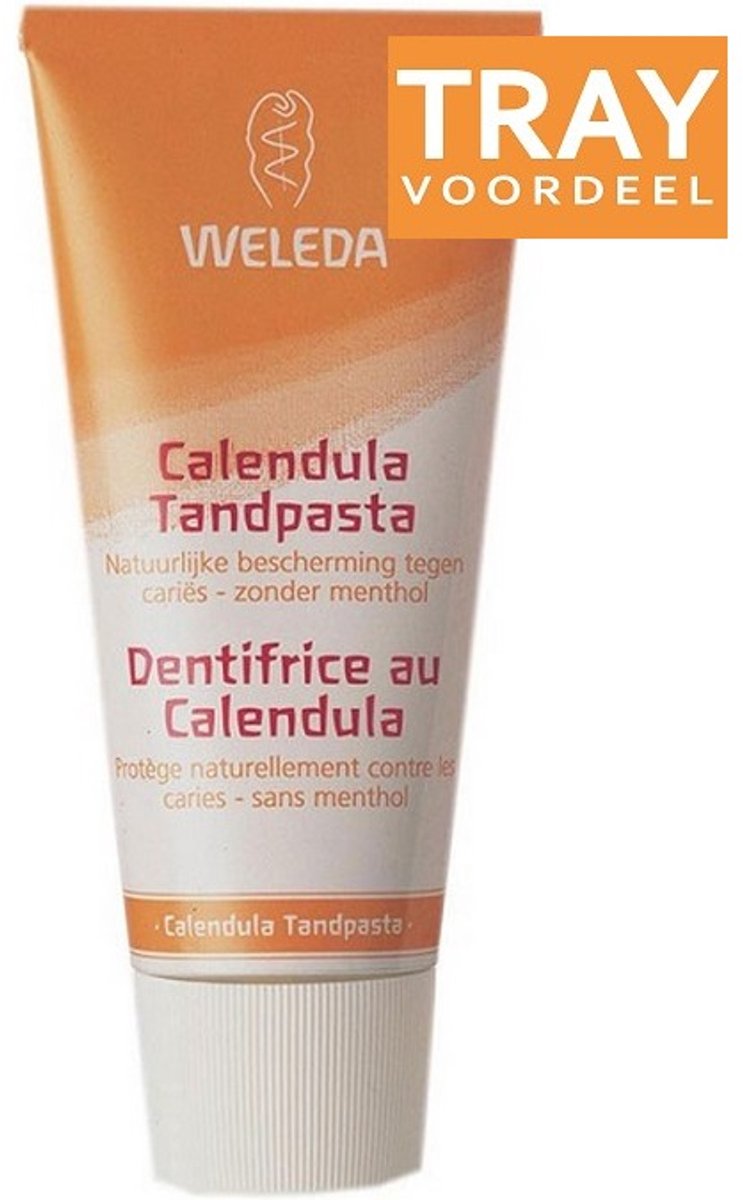 WELEDA CALENDULA TANDPASTA 6 X 75 ML