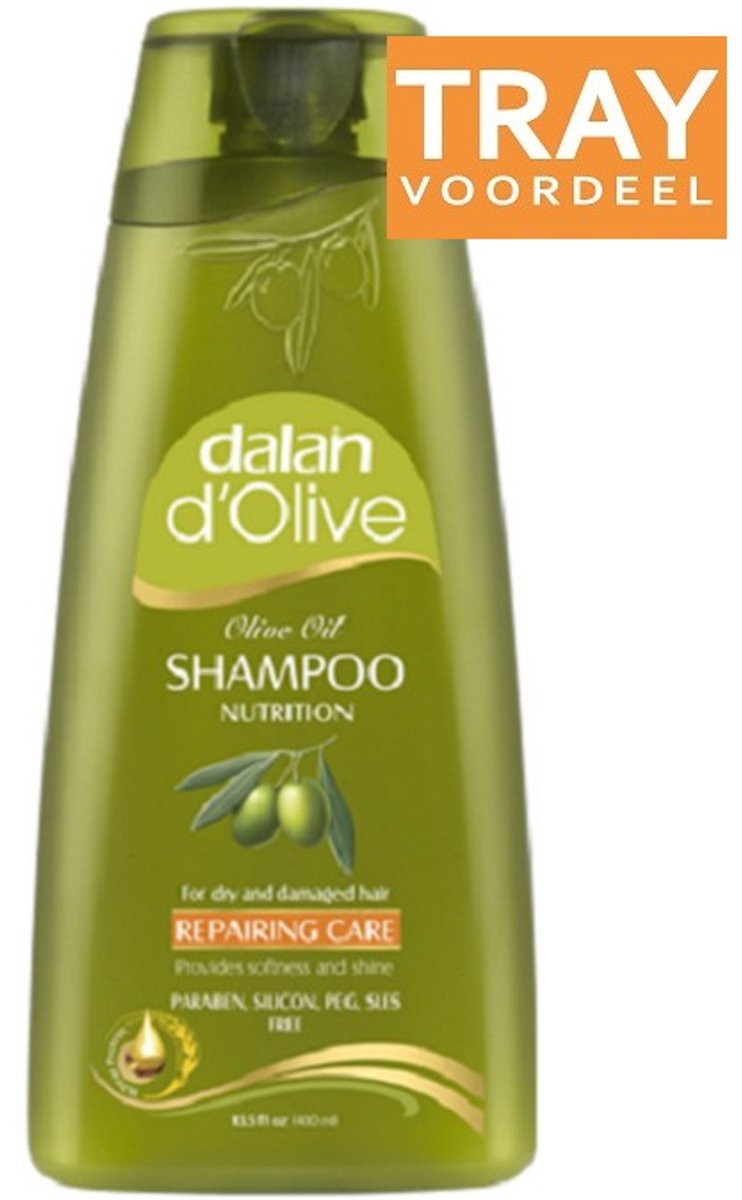DALAN D'OLIVE OLIVE OIL SHAMPOO REPAIRING CARE 12 X 400 ML