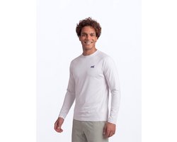 Mistral Ocean Heren Rash Guard | Wit | Maat XL | Lange Mouw | UV-Beschermend Watershirt | Voor SUP, Surfen, Windsurfen en Strand
